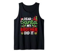 Cher Père Noël, Mon frère l'a Fait drôle pour Enfants, garçons et Filles Débardeur