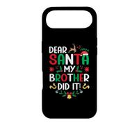 Cher Père Noël, Mon frère l'a Fait Un drôle de Noël, Joyeux Noël, frère Coque pour iPhone Air