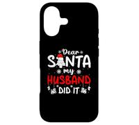 Cher père Noël, Mon Mari l'a Fait, Bon Noël, Joyeux Noël. Coque pour iPhone 17