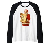 Cher Père Noël, Tout ce Que Je Veux pour Noël, C'est Un Nouveau président Manche Raglan