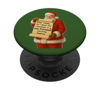 Cher Père Noël, Tout ce Que Je Veux pour Noël, C'est Un Nouveau président PopSockets PopGrip Adhésif