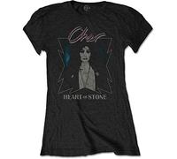 Cher - T-Shirt # S Ladies Black # Heart of Stone [Import]