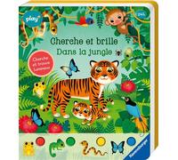 Cherche et brille - Dans la jungle Cherche et trouve lumineux - Sandra Grimm - Ravensburger - cartonné - Livre-jeu