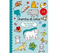 Cherche et colle - Les animaux du monde - Collectif - Le Ballon Eds - broché - Document jeunesse