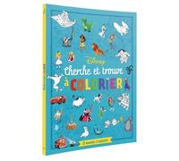 DISNEY - Cherche et Trouve à colorier - 25 mondes à explorer
