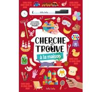 Cherche et trouve - à la maison Livre-ardoise avec marqueur effaçable ! - Collectif - Petits Genies - cartonné - Livre-jeu