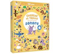 Marta Sorte – Cherche et trouve des tout-petits sonore : Les animaux – Près de 100 sons – Livre-jeu