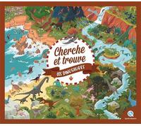 Cherche et Trouve Dinosaures - Mathilde Sallé de Chou - Quelle Histoire - cartonné - Livre-jeu
