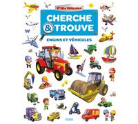 Cherche et trouve - Engins et véhicules - Alexis Nesme - Fleurus - cartonné - Livre-jeu