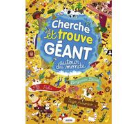 Cherche et trouve geant - autour du monde - Benjamin Bécue - Auzou Philippe Eds - cartonné - Document jeunesse dès 6 ans