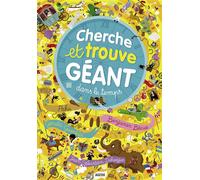 Cherche et trouve géant - Dans le temps - Gérald Guerlais - Auzou Philippe Eds - cartonné - Document jeunesse dès 6 ans