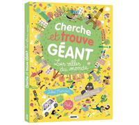 Cherche et trouve geant - les villes du monde - Julie Mercier - Auzou Philippe Eds - cartonné - Document jeunesse dès 3 ans