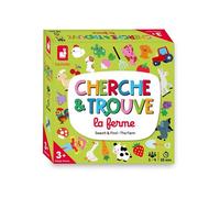 Janod - Mon Premier Cherche et Trouve La Ferme - Jeu de Société Enfant - Jeu d'Observation - Dès 3 Ans,J02454