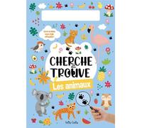 Cherche et trouve Les animaux + crayon - Kim Huynh - Petits Genies - broché - Livre-jeu