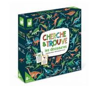 Janod Jeu Cherche et Trouve Les Dinosaures – 27,5 x 4 x 26 cm