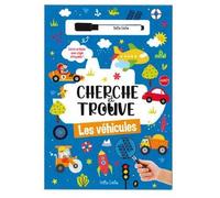 Cherche et trouve les véhicules + crayon - Collectif - Petits Genies - broché - Livre-jeu