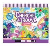 Cherche et trouve - Licornes Marie Fargeot (Illustration), Prisca Le Tandé Ronget (Illustration), Julie Mercier (Illustration), Chiara Nocentini (Illustration)