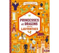 Cherche et trouve princesses et dragons dans les labyrinthes