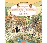 Cherche et trouve Sara et Simon - Les saints - Geert De Sutter - Mame - broché - Document jeunesse