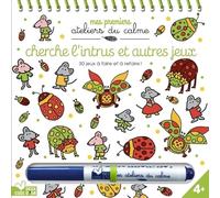 Cherche l'intrus et mini jeux - bloc à spirale avec feutre effaçable