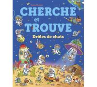 Cherche trouve droles de chats - Marzia Giordano - Lito - cartonné - Livre-jeu