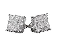 Cherchent À Exprimer Leur Individualité Dainty femmes zircon cubique oreille Piercing d'oreilles d'oreilles pour Femme (Silver, One Size)