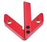 Chercheur de Centre à 45/90 Degrés, Jauge de Ligne à Angle Droit, Outil de Mesure de Menuiserie, Utilisé pour Marquer le Centre des Disques, des Disques et des Arbres