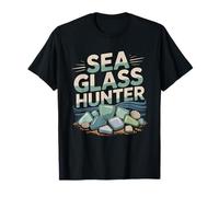 Chercheur De Plage Verre Marin Explorateur Cotier Maree T-Shirt