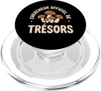 Chercheur Officiel de trésors Humour cueillette Champignons PopSockets PopGrip pour MagSafe