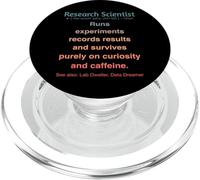 Chercheur Scientifique PopSockets PopGrip pour MagSafe