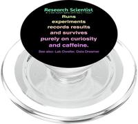 Chercheur Scientifique PopSockets PopGrip pour MagSafe