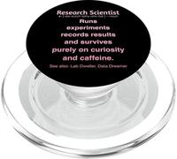 Chercheur Scientifique PopSockets PopGrip pour MagSafe