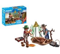 CHERCHEURS +FOSSILES DE DINOS PLAYMOBIL PLL71805