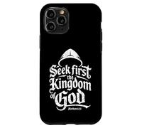 Cherchez d'abord Le Royaume de Dieu Matthieu 6 33 Vintage Christian Coque pour iPhone 11 Pro