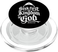 Cherchez d'abord Le Royaume de Dieu Matthieu 6 33 Vintage Christian PopSockets PopGrip pour MagSafe