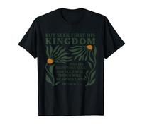 Cherchez d'abord Son Royaume chrétien Jésus Dieu Foi Religieuse T-Shirt