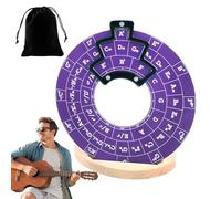 Cherchez des scènes pour la guitare | Record de théorie musicale pour la guitare | Roue d' avec soutien, outil d'apprentissage précis pour les débutants et les musiciens professionnels, théorie