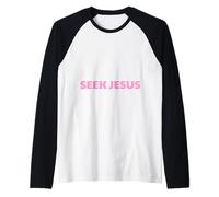 Cherchez Jésus, mais d'abord, Laissez-Moi remercier Dieu, Sauve, chrétien Manche Raglan
