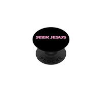 Cherchez Jésus, mais d'abord, Laissez-Moi remercier Dieu, Sauve, chrétien PopSockets PopGrip Adhésif