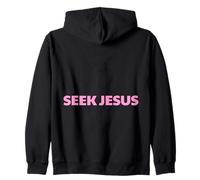 Cherchez Jésus, mais d'abord, Laissez-Moi remercier Dieu, Sauve, chrétien Sweat à Capuche