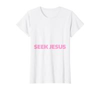 Cherchez Jésus, mais d'abord, Laissez-Moi remercier Dieu, Sauve, chrétien T-Shirt Graphique avec Valeur