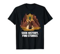 Cherchez L’Histoire Trouvez des Récits Explorez Le Passé T-Shirt Graphique avec Valeur