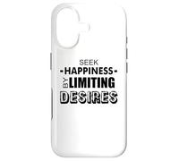 Cherchez Le Bonheur en limitant Les désirs Coque pour iPhone 17