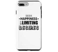 Cherchez Le Bonheur en limitant Les désirs Coque pour iPhone 7 Plus/8 Plus