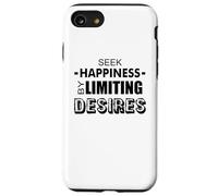 Cherchez Le Bonheur en limitant Les désirs Coque pour iPhone SE (2020) / 7/8