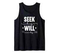 Cherchez Sa Volonté Proverbes 3:6 Message Inspirant Débardeur