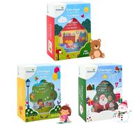 Cherchons Ensemble - Pack 3 Jeux | Jeu Cherche et Trouve Enfant dès 2 Ans | Jeux Éducatifs d’Observation & Langage | À la Maison, Au Parc & Noël | Kidsmart France