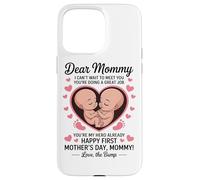 Chère Maman, Bonne Première Fête des Mères De Bump Coffee Coque pour iPhone 15 Pro Max