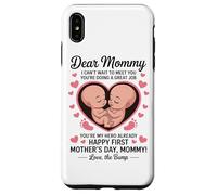 Chère Maman, Bonne Première Fête des Mères De Bump Coffee Coque pour iPhone XS Max