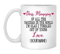 Chère Maman, De Tous Les Vagins Du Monde, Je Suis Tombée De Ton Amour Tasse À Café Mignonne Tasses À Thé Humour Tasse Pour Cuisine Boissons Chaudes Cacao Bureau 330Ml